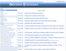 Tablet Screenshot of amaterskaelektronika.cz